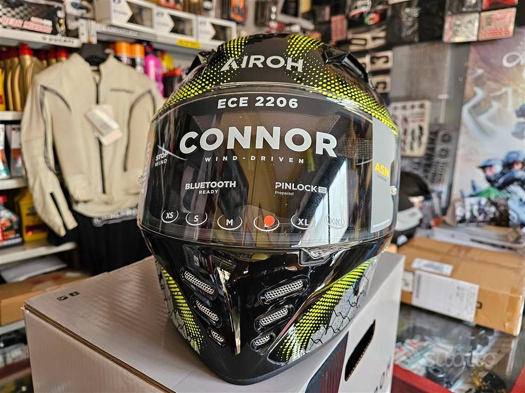 AIROH CASCO INTEGRALE CONNOR GAMER GLOSS M : : Auto e Moto