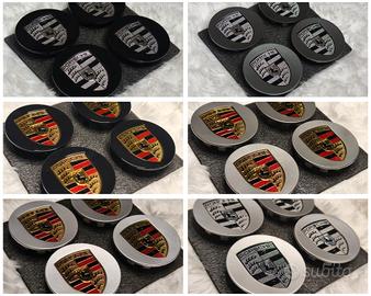 Nuovo" OEM Tappi copri mozzo Porsche 76mm e 65mm