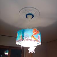 Lampadario per cameretta tema Nemo e Dory