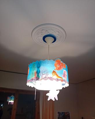 Lampadario per cameretta tema Nemo e Dory