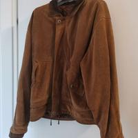 Giacca vintage vera pelle scamosciata uomo L/XL  