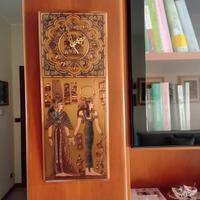 orologio in rame con lavorazione egiziana 