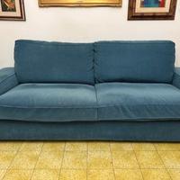 Divano 3 posti Kivik Ikea colore Tallmyra blu