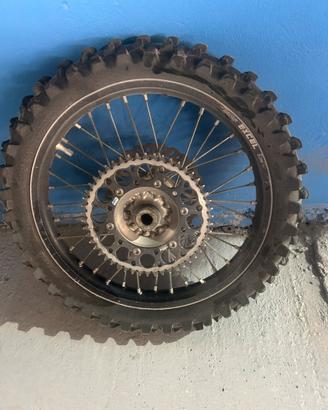 Ruota posteriore yamaha yz yzf 125 250 450