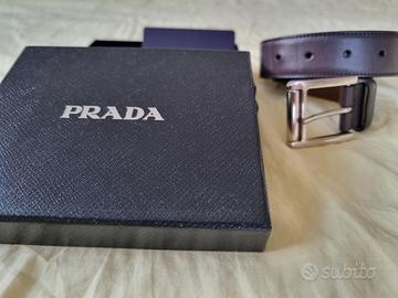 Cintura PRADA in pelle marrone, da 500 a 119 €