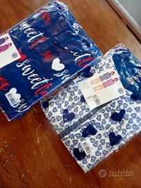 set composto da vestaglia+pigiama donna tg xl