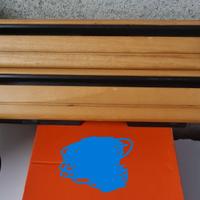 PORTA ROTOLI IN LEGNO