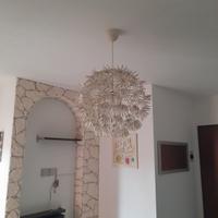 Lampadario fiori di carta Ikea