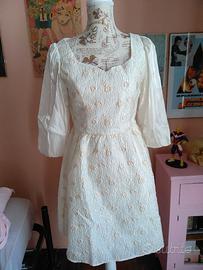 Abito corto in jacquard Goelia