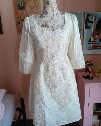 Abito corto in jacquard Goelia