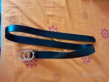 cintura donna ragazza nera oro colore 