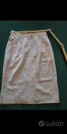 gonna donna colore pesca di cotone