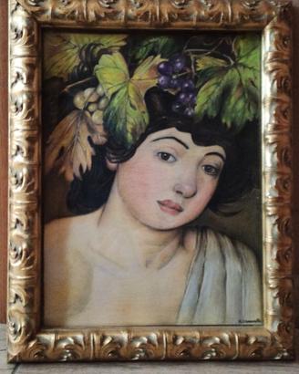 Disegno "Copia del Bacco di Caravaggio"