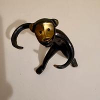 Scimmietta in ottone vintage anni 50  Walter Bosse