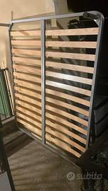 Rete a doghe in legno matrimoniale 