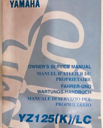 Manuale Yamaha YZ 125 anno 1998