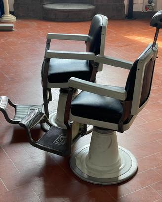 Poltrona da barbiare vintage