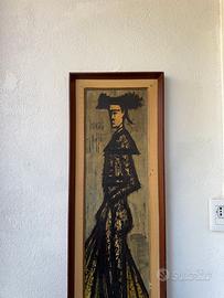 Bernard Buffet Torero 1958 - riproduzione vintage