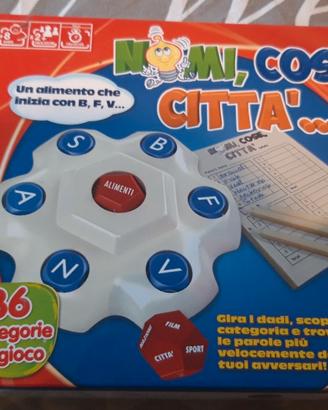Gioco da tavolo "Nomi, cose, città."