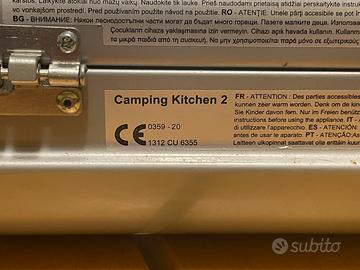 Fornello da campeggio 2 fuochi