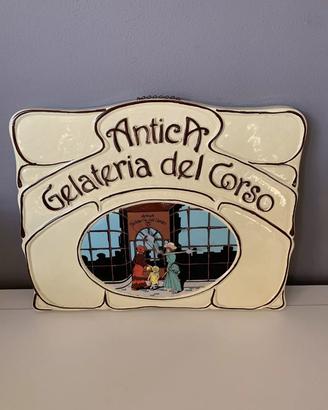 Orologio pubblicitario Antica Gelateria del Corso