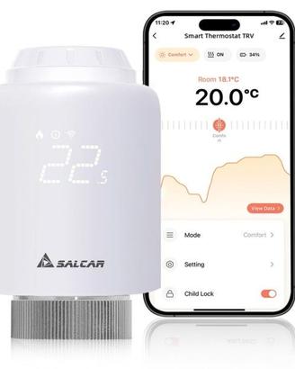 SALCAR WIFI Termostato si Connettono Direttamente