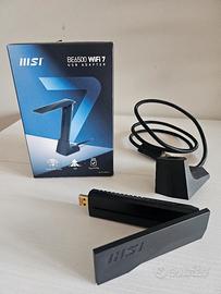 Msi BE6500 Adattatore Uub Wi-Fi 7 Tri-Band