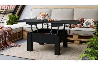 Tavolo wenge salvaspazio alzabile