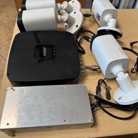 dvr analogico alhua hd con 4 telecamere