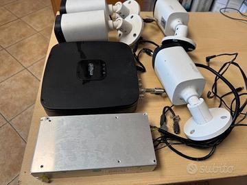 dvr analogico alhua hd con 4 telecamere