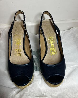 Xti Zapato Sra. Metallizzato Navy taglia 38