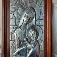 Madonna con Bambino in argento