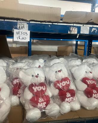 Stock pelusche nuovo