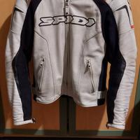 Giacca moto pelle Spidi taglia 50