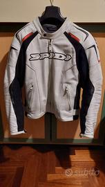 Giacca moto pelle Spidi taglia 50