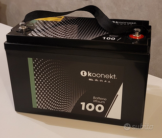 Batteria al litio 100Ah per camper/nautica