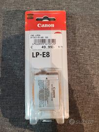 batteria per canon 600d 550d Cao LP-E8