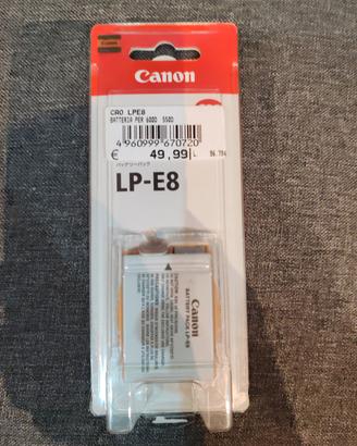 batteria per canon 600d 550d Cao LP-E8