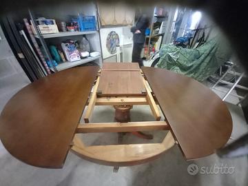 tavolo legno massello allungabile 