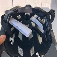 Casco bici verde acqua