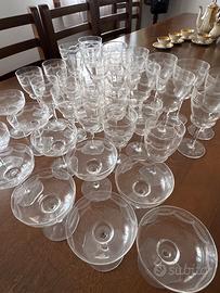 Servizio bicchieri inciso vintage Bohemia/RCR