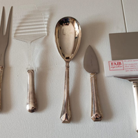 2 Set da Cucina vintage " placcati ORO & ARGENTO