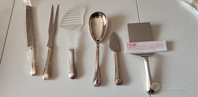 2 Set da Cucina vintage " placcati ORO & ARGENTO