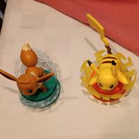 POKEMON PIKACHU E POKEMON EEVEE  KINDER SORPRESA 