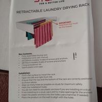 Stendibiancheria da parete ripiegabile