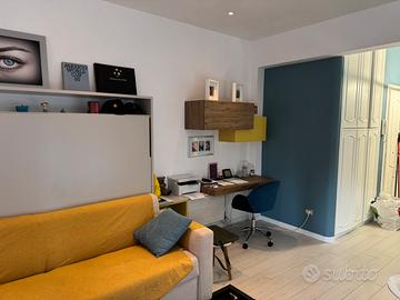 Struttura letto - divano con scrittorio