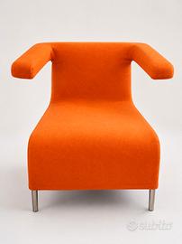 poltrona design Verzelloni di parma arancio