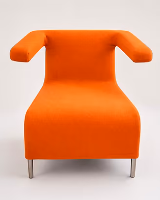 poltrona design Verzelloni di parma arancio