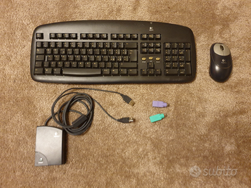 Tastiera e mouse Logitech wireless