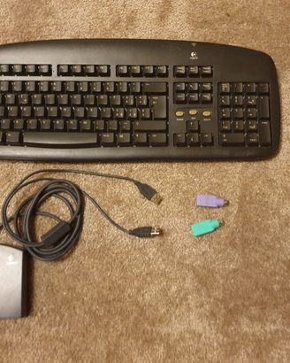 Tastiera e mouse Logitech wireless